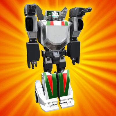 3D Model of Transforming Robot Race Car - 3D Render 1